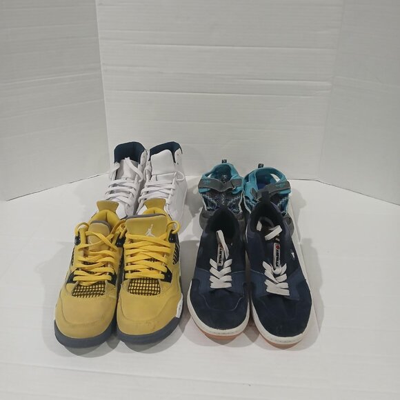 Lots of 4 kids mixed buddle boys shoes multiple brands size 1 US for young boys. - Picture 13 of 13